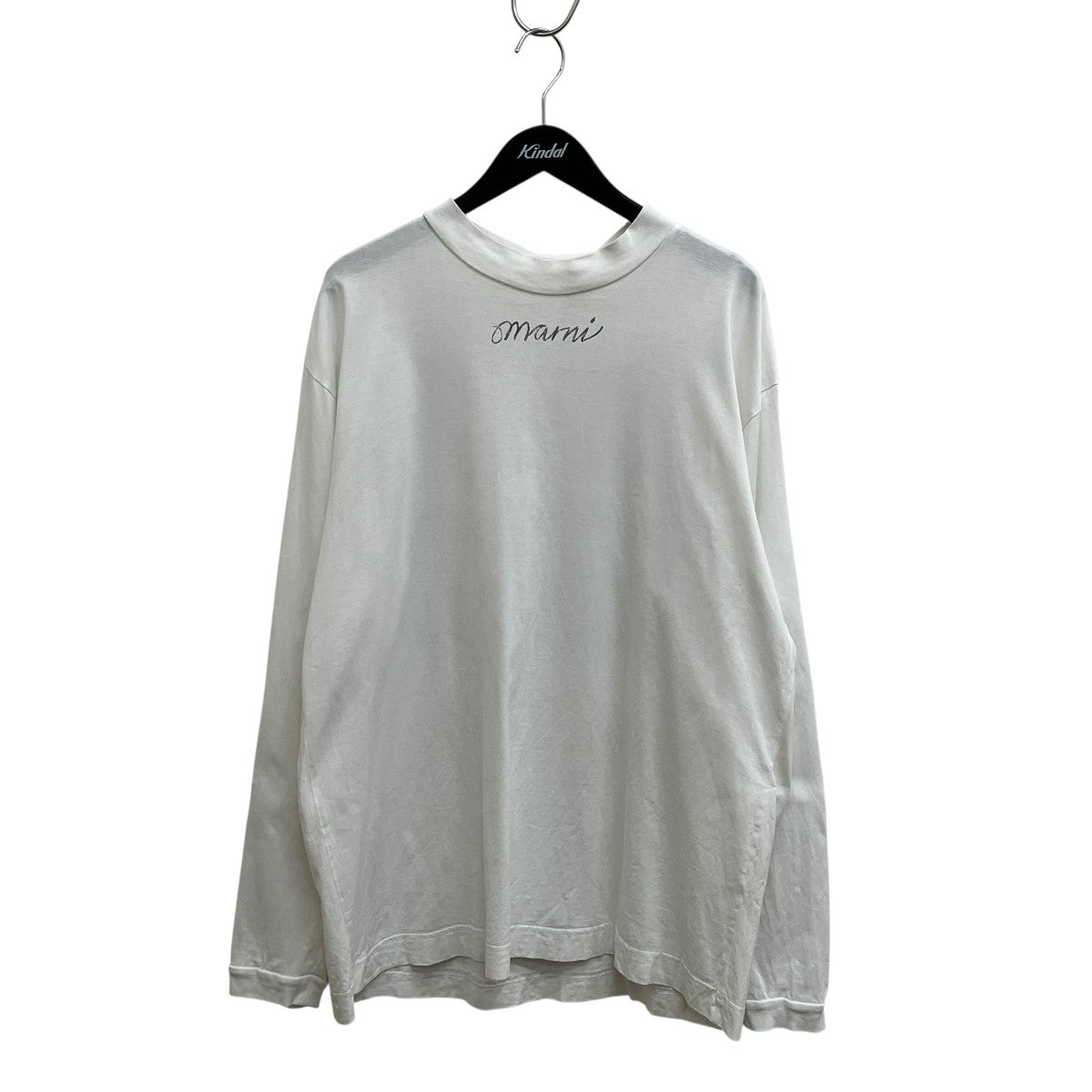 24AWロゴプリントロングスリーブTシャツ長袖カットソーHUMU0242P1 USCY12