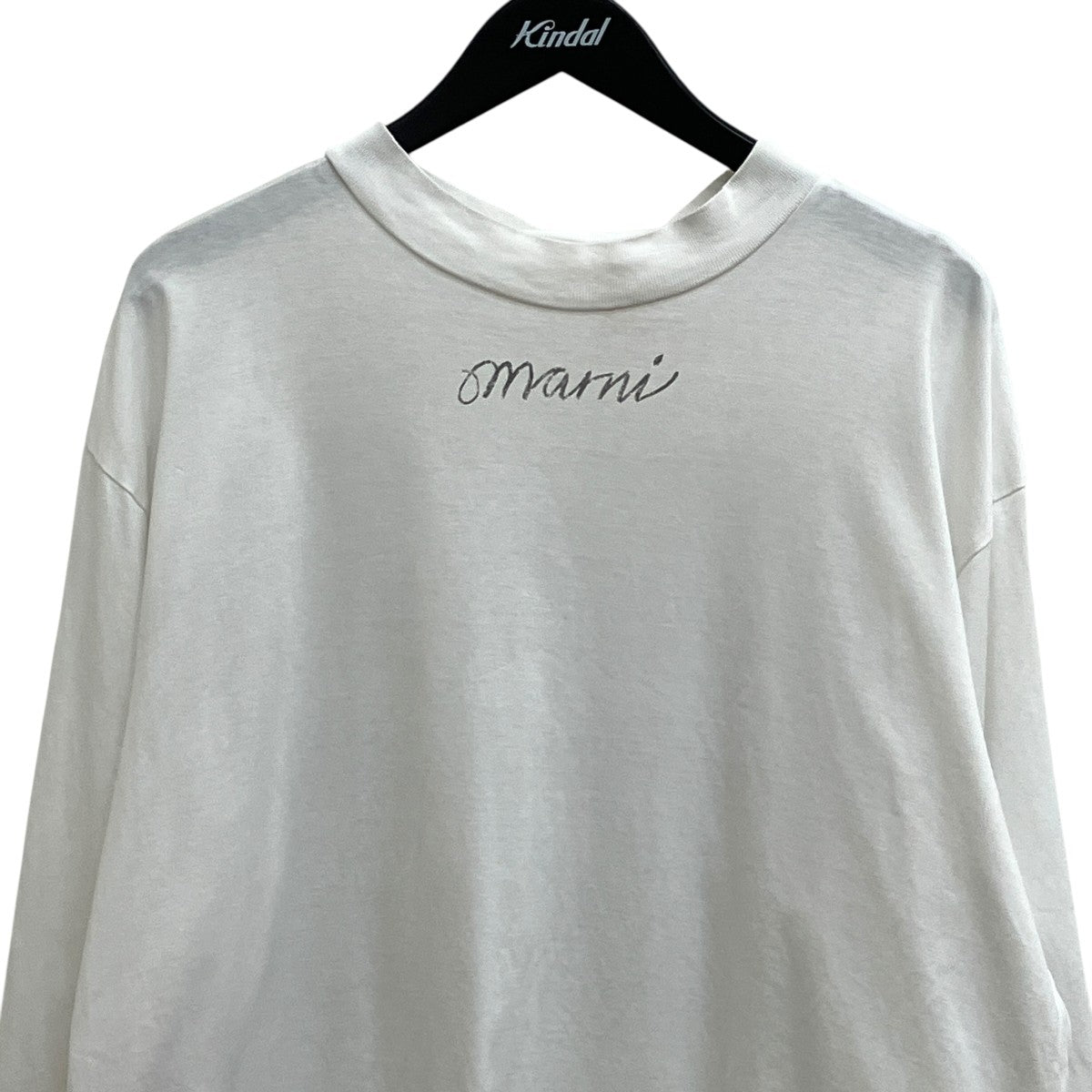 24AWロゴプリントロングスリーブTシャツ長袖カットソーHUMU0242P1 USCY12