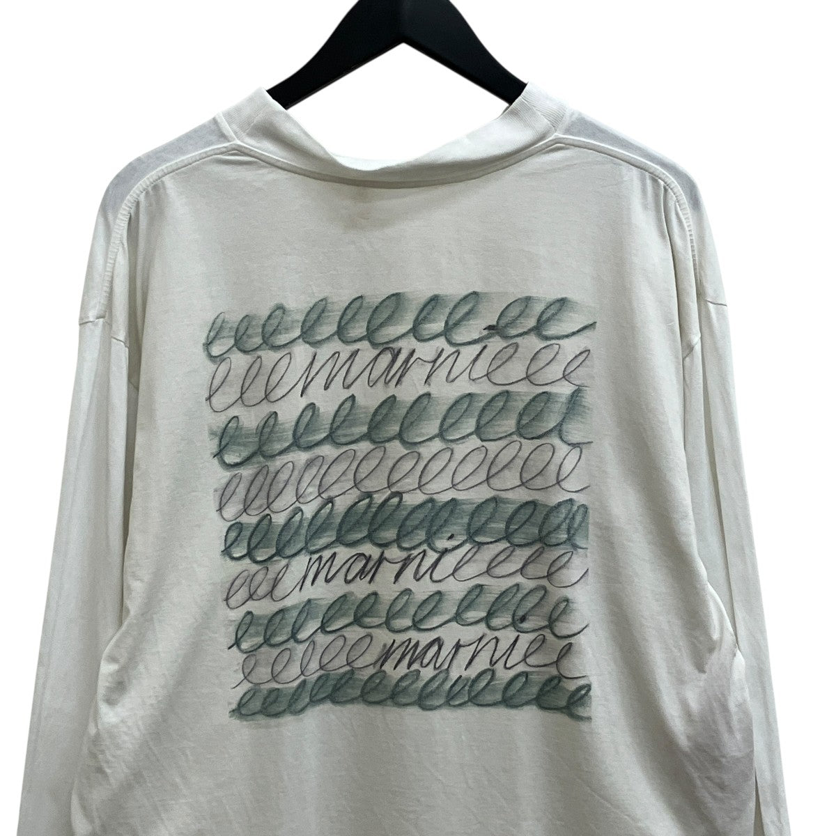 24AWロゴプリントロングスリーブTシャツ長袖カットソーHUMU0242P1 USCY12