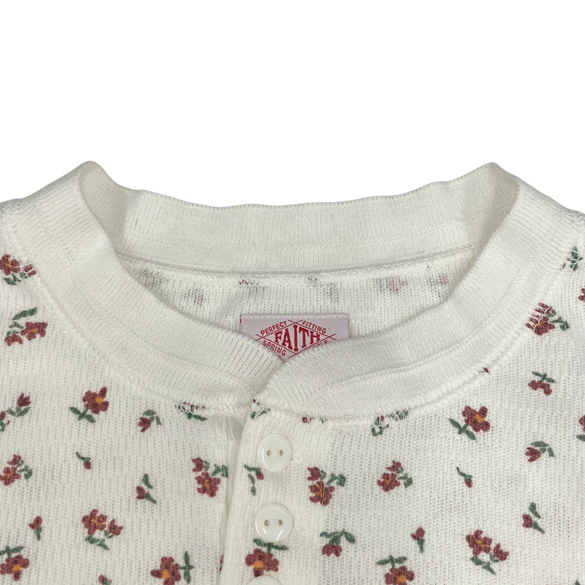 【別注】＜FAITH MILLS for 6＞THERMAL HENRY PULLOVER TOPサーマルカットソー