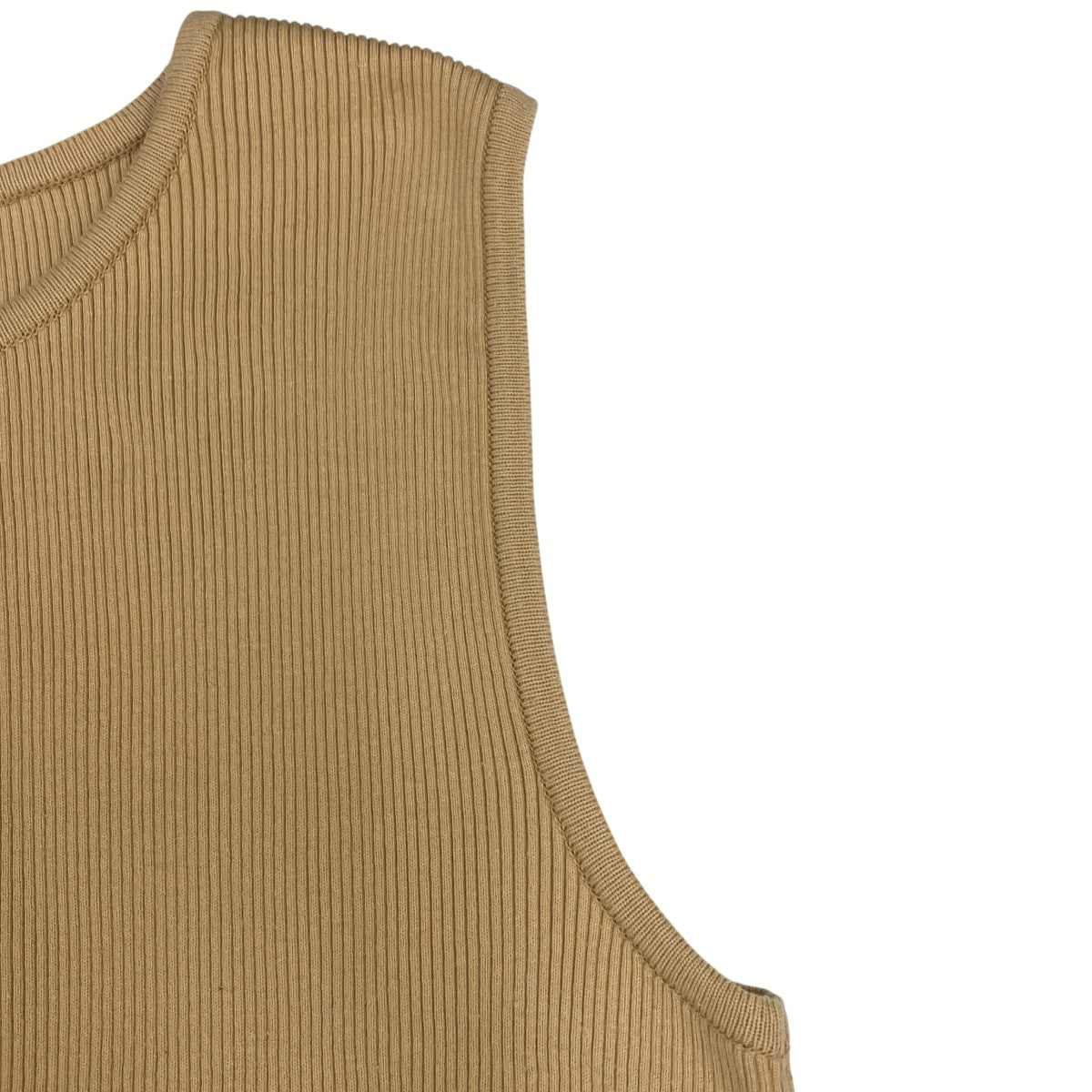 HIGH GAUZE RIB KNIT SLEEVELESSノースリーブカットソーA9ST03HR