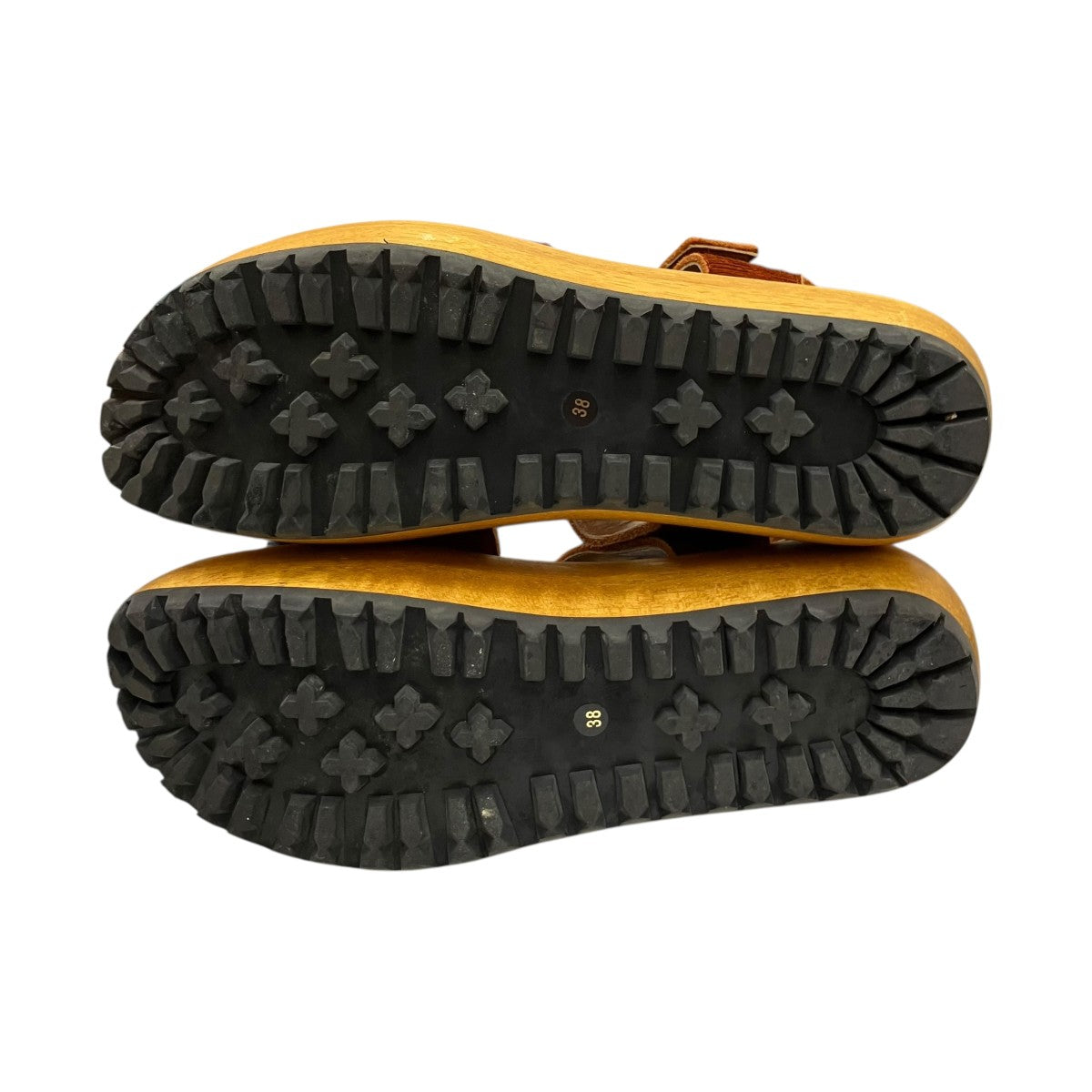 MARNI(マルニ) バックルフロントサンダル ブラウン サイズ 38(25cm