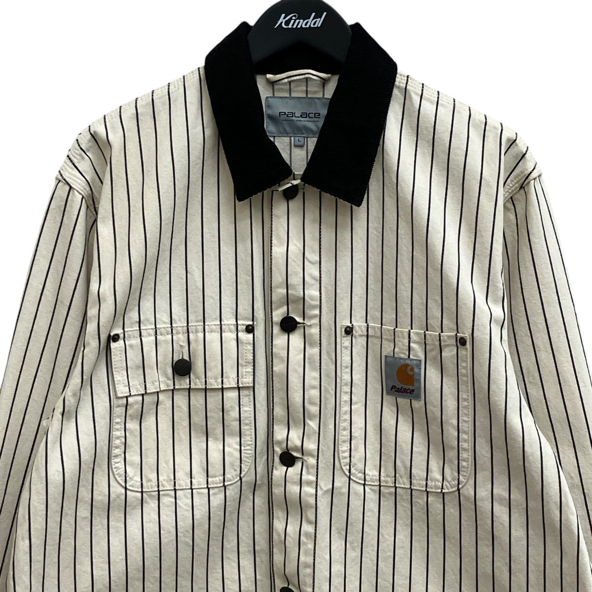 23FW Michigan Coat Hickory WaxストライプジャケットI032717