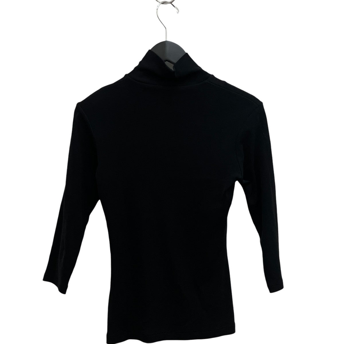 COTTON SINGLE JERSEY BINDER SHORT SLV TハイネックカットソーFA-T75-060