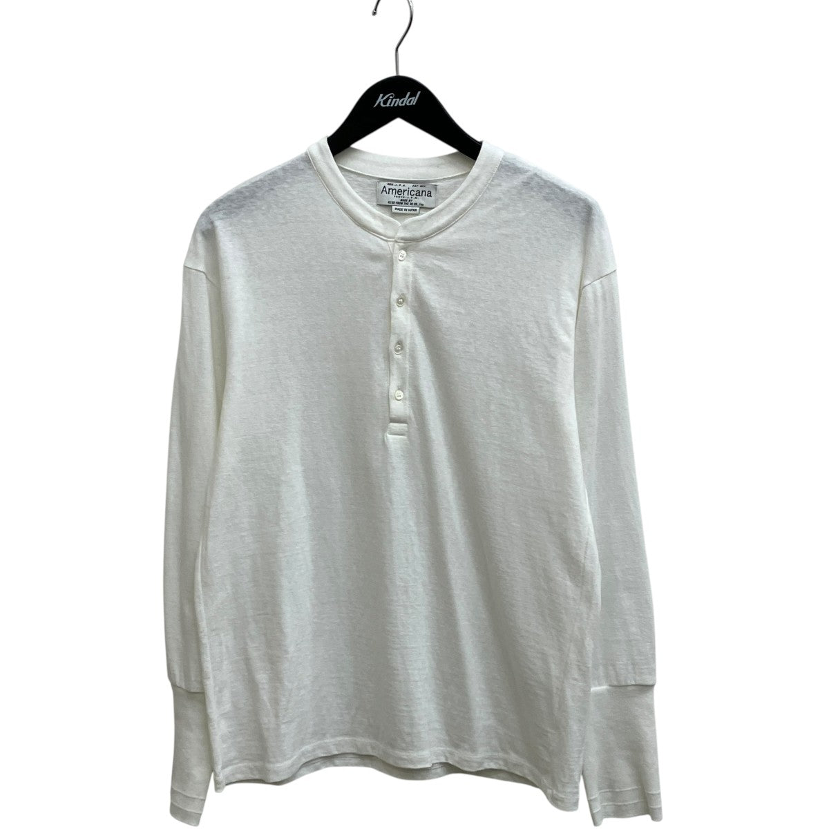 LONGSLEEVE Tシャツヘンリーネックカットソー25070510001810