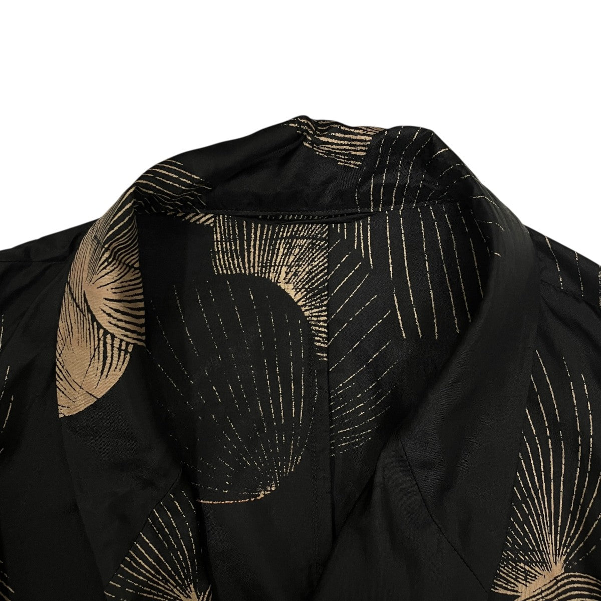 25SSSILK SHELL SHAWL COLLAR JACKETシャツジャケットB01-L1004