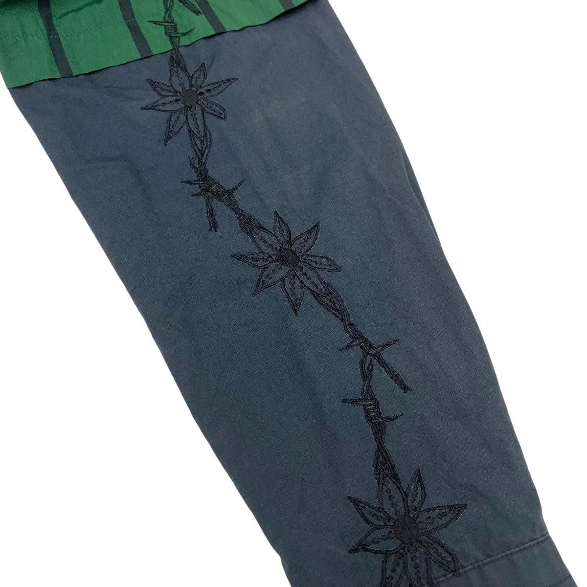 sacai×Dr．Woo 19SSストライププルオーバーシャツ19-01951M 古着・中古-6枚目のアイテム画像