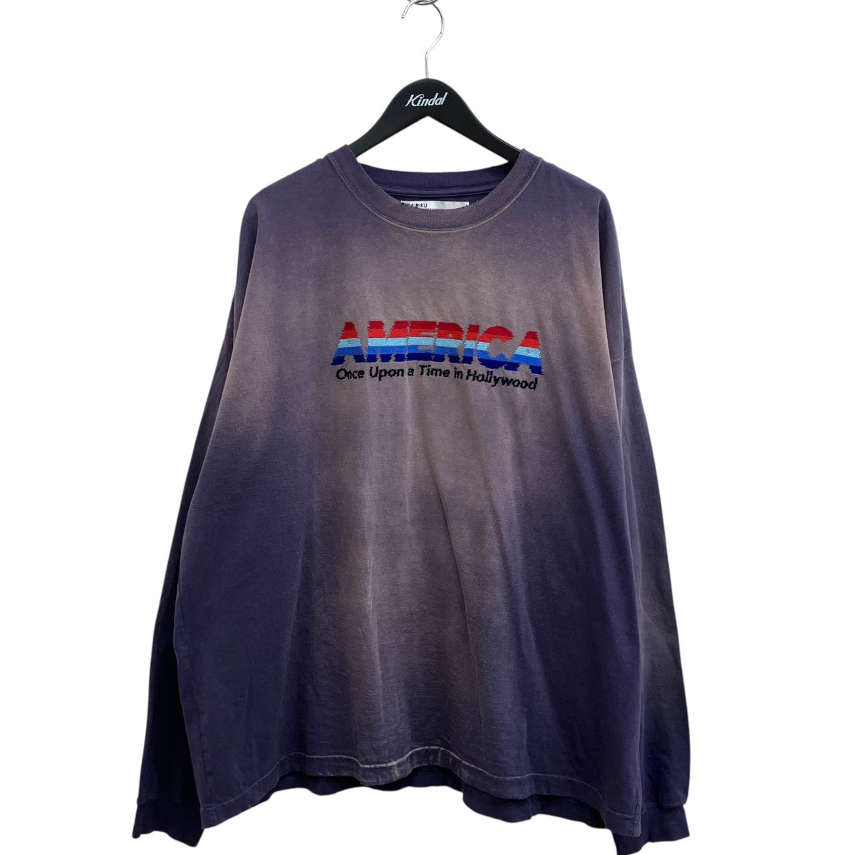 AMERICA vintage Sunburn TeeロングスリーブTシャツ24SS C-4