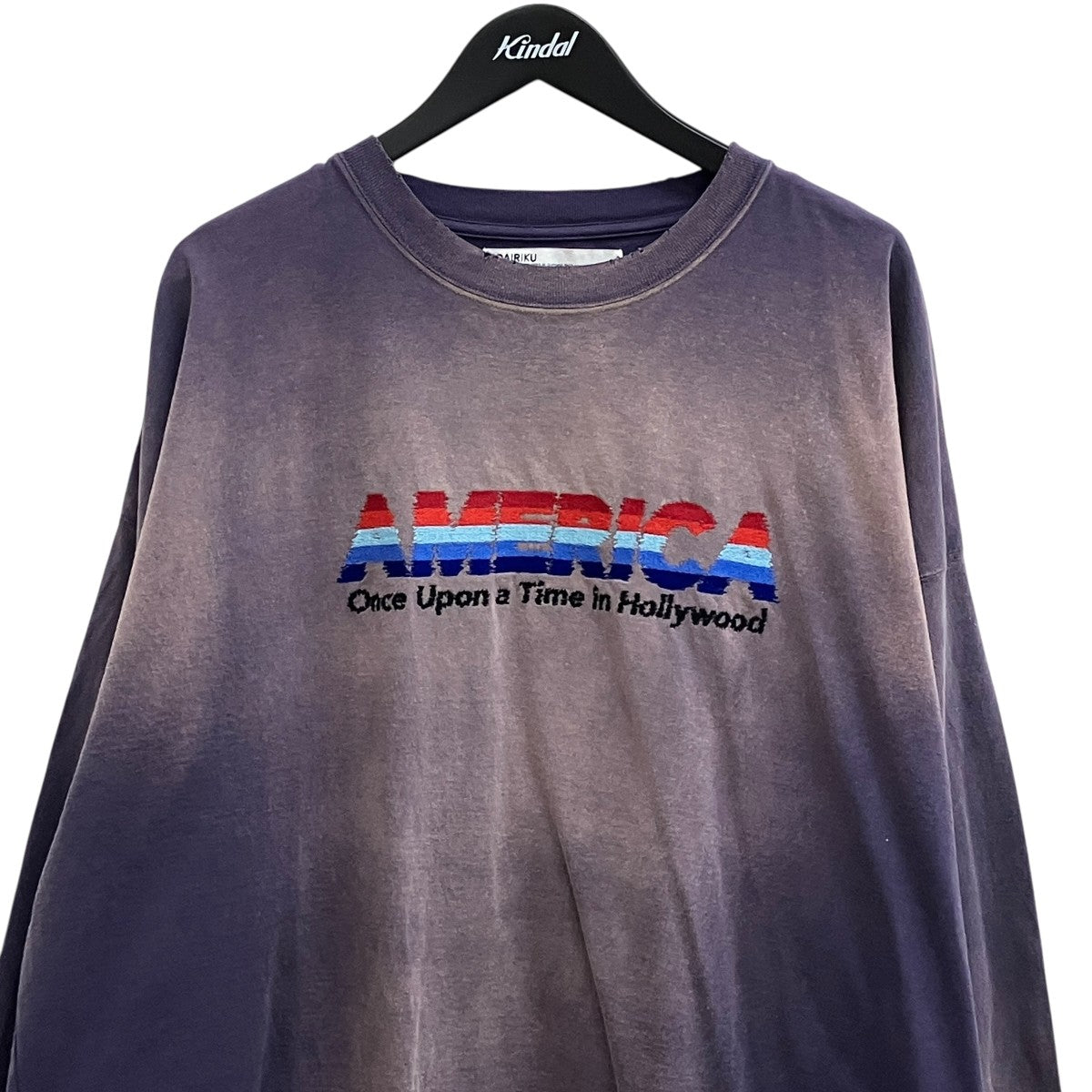 AMERICA vintage Sunburn TeeロングスリーブTシャツ24SS C-4