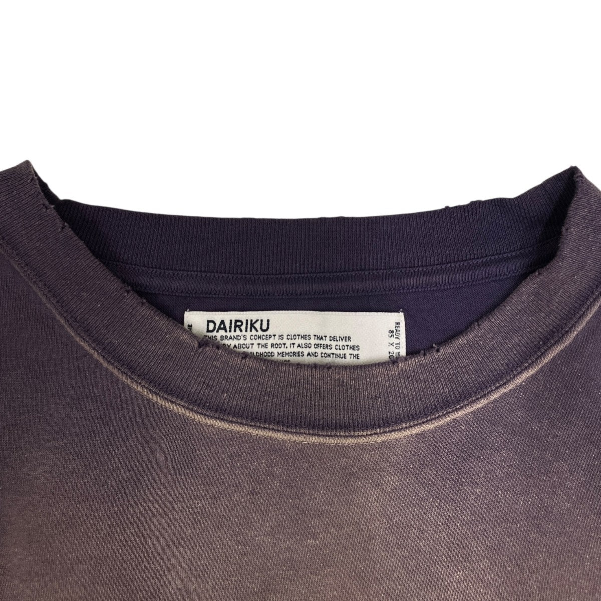 AMERICA vintage Sunburn TeeロングスリーブTシャツ24SS C-4