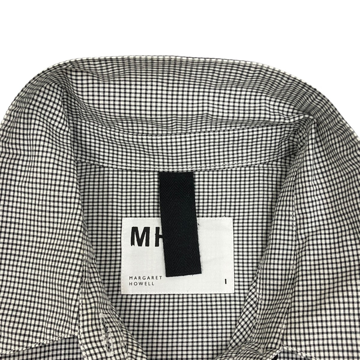 TINY GINGHAM COTTON半袖シャツ595-6152552