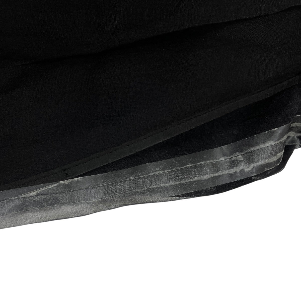 24SSSilk-overlay wide-leg trousersパンツUC1D1507-2