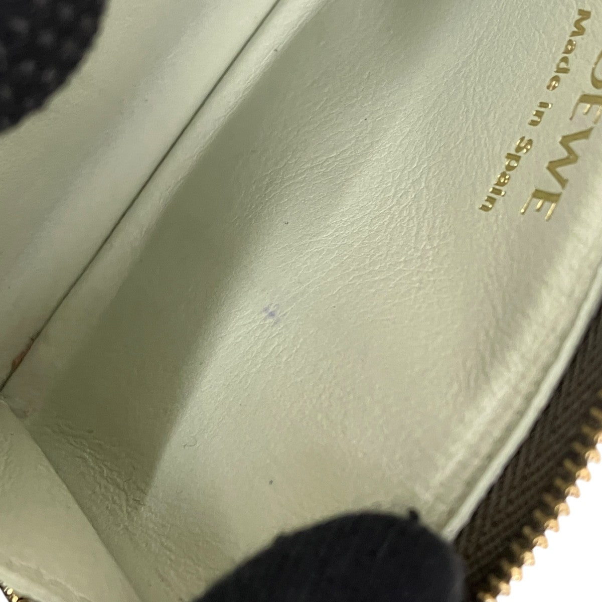 Knot coin cardholder in shiny nappa calfskinコインケース522338