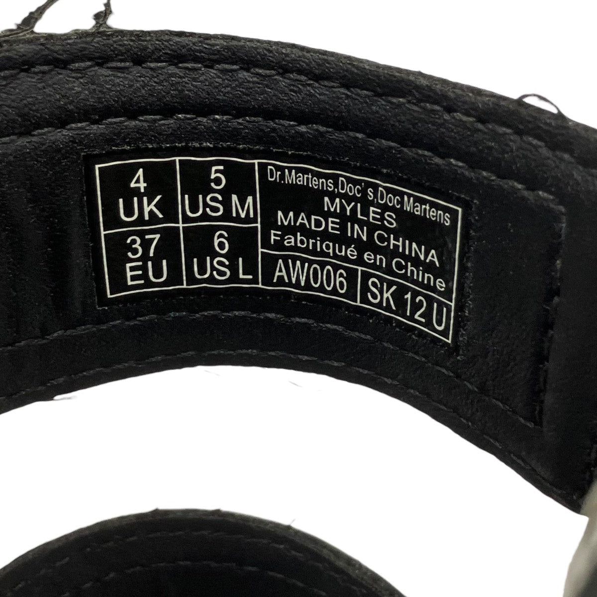 Dr．Martens(ドクターマーチン) MYLESサンダル ブラック サイズ EU 37