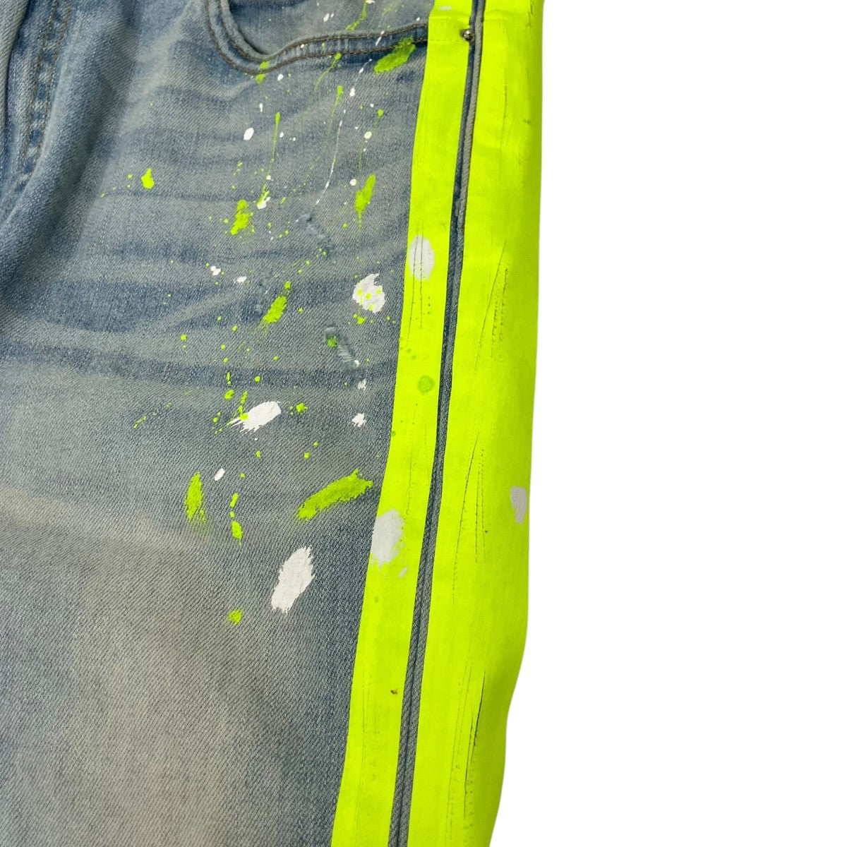 AMIRI Distressed Side Line Skinny Denim Pantsデニムパンツ