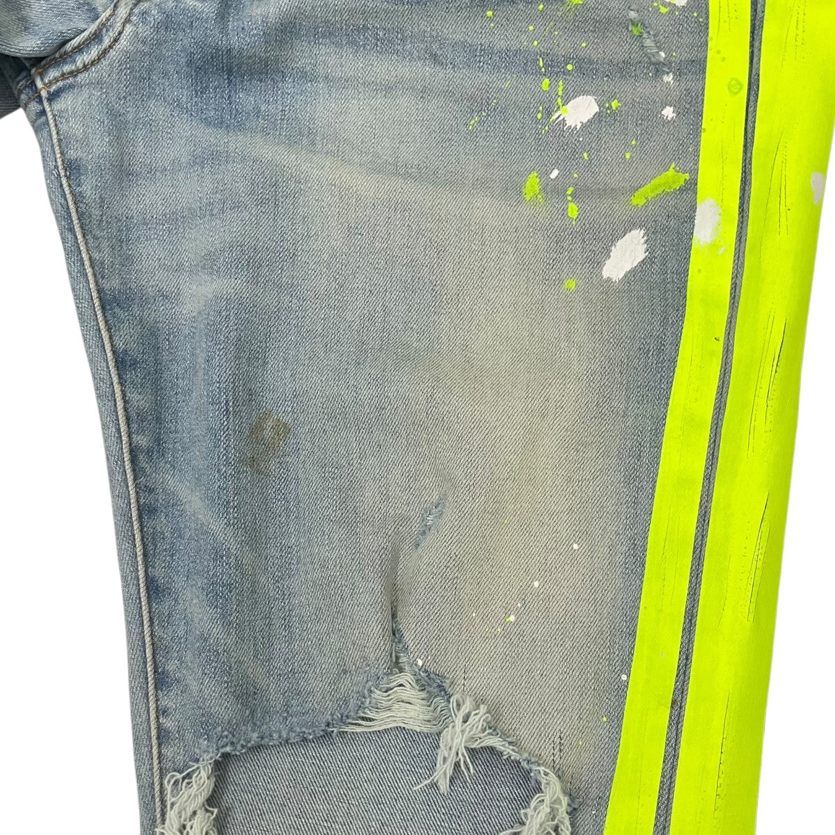 AMIRI Distressed Side Line Skinny Denim Pantsデニムパンツ