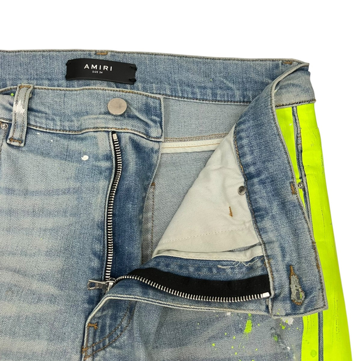 AMIRI Distressed Side Line Skinny Denim Pantsデニムパンツ