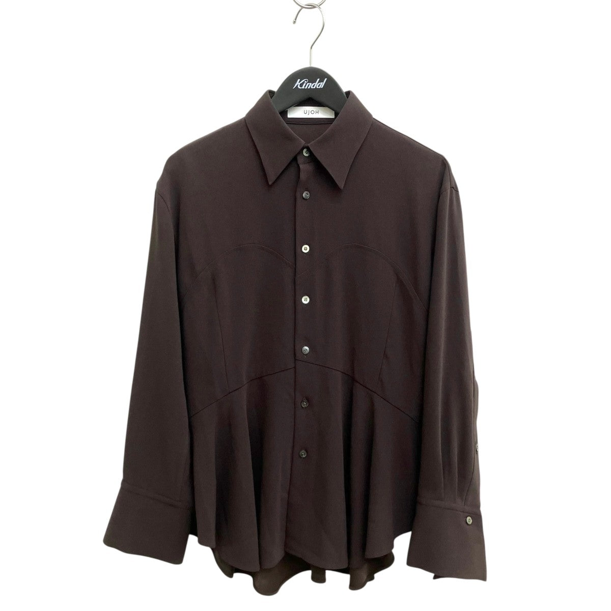 Peplum Hem Shirt長袖シャツU743-B01-501