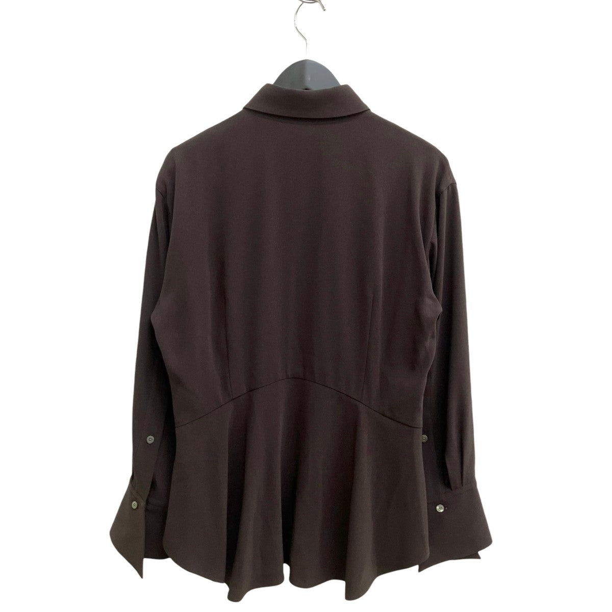 Peplum Hem Shirt長袖シャツU743-B01-501