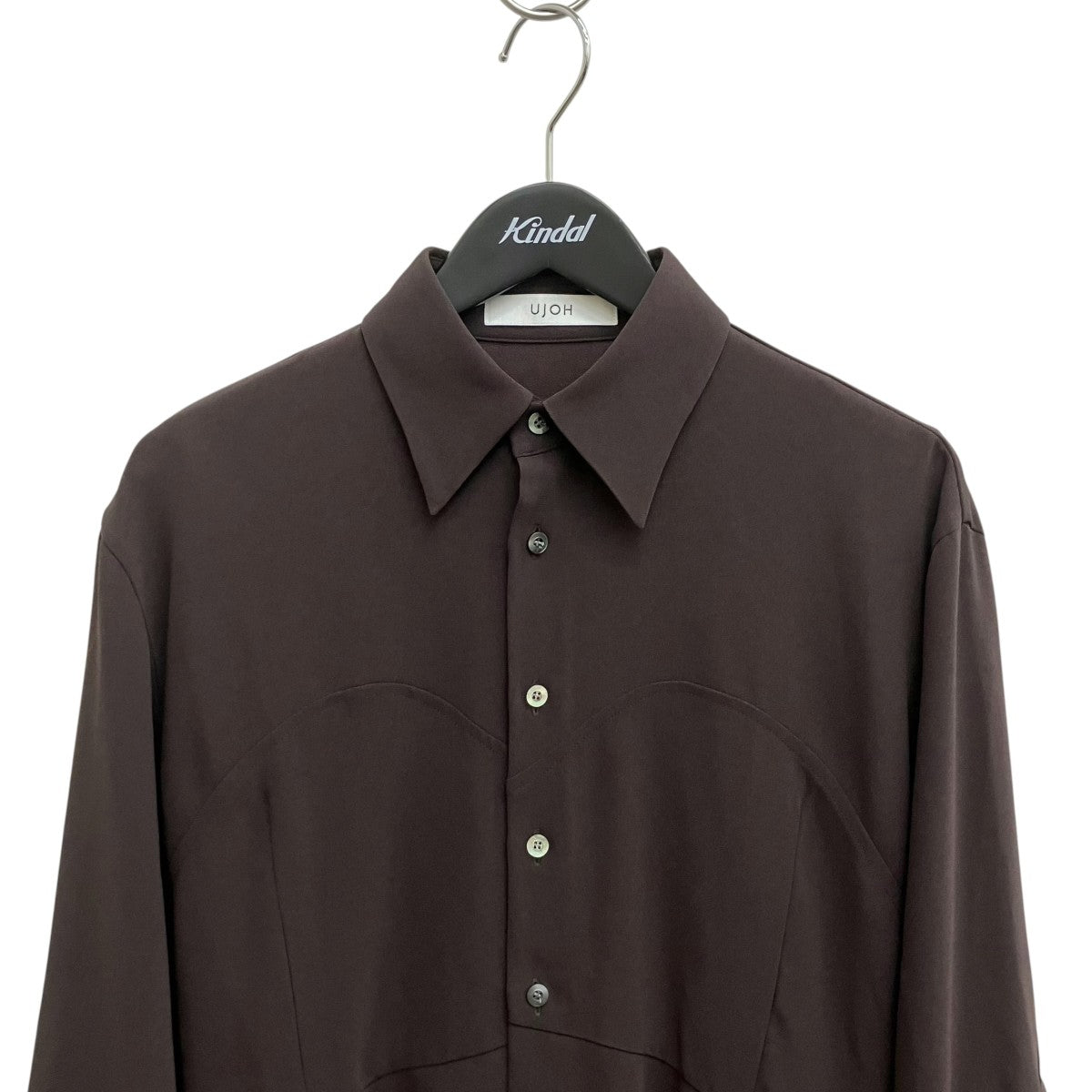 Peplum Hem Shirt長袖シャツU743-B01-501