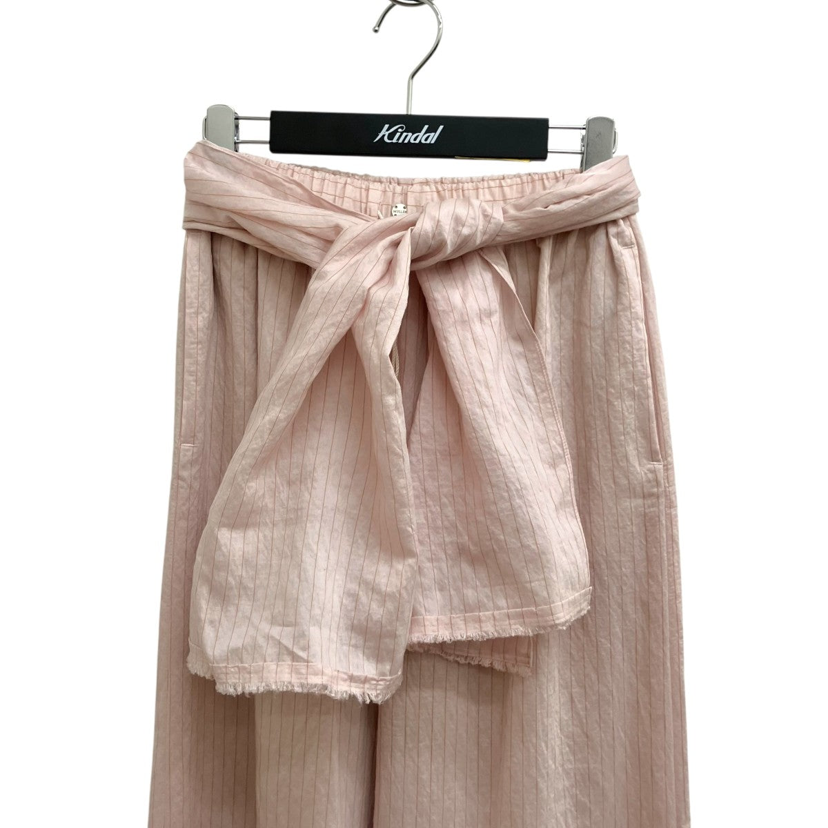 STRIPE PANTS W BELTパンツMLS26416-PINK