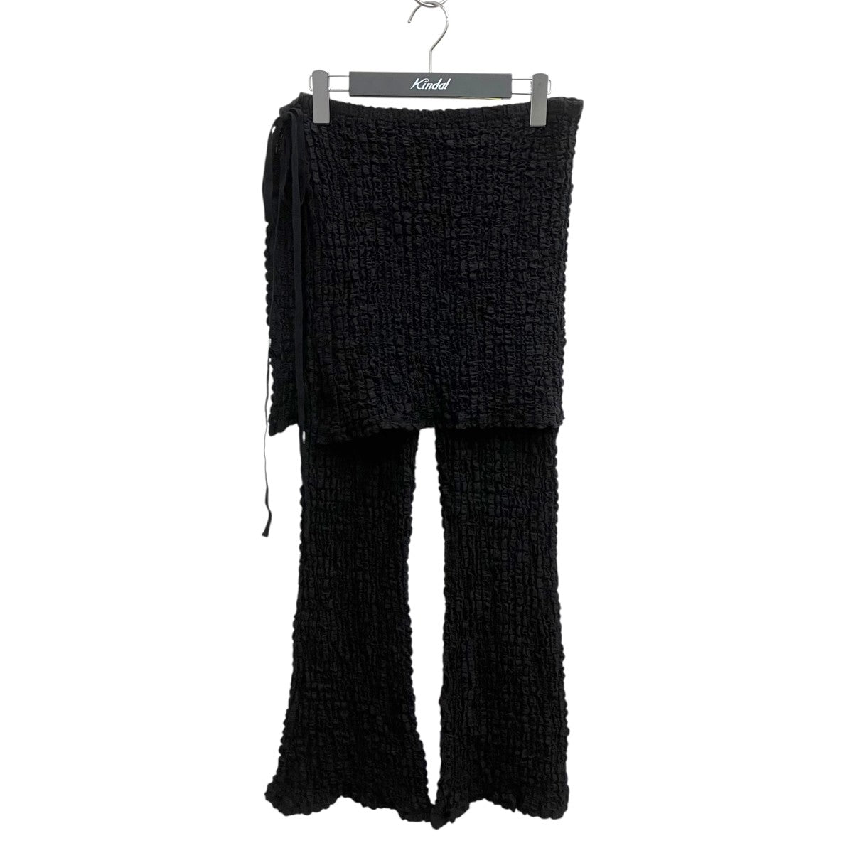 Shrink Lace Apron-Layered Flare PantsレイヤードパンツPS26-CS21