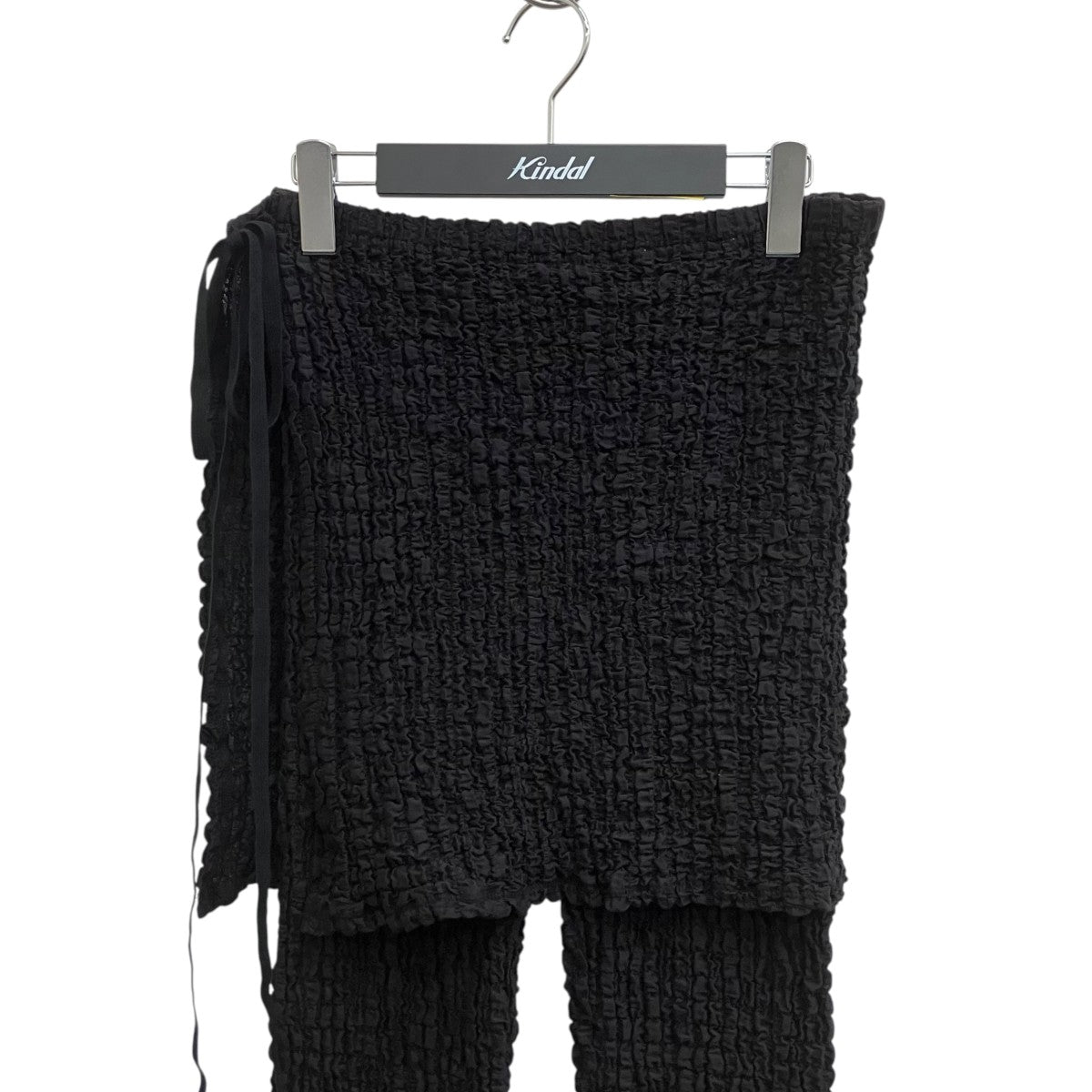Shrink Lace Apron-Layered Flare PantsレイヤードパンツPS26-CS21
