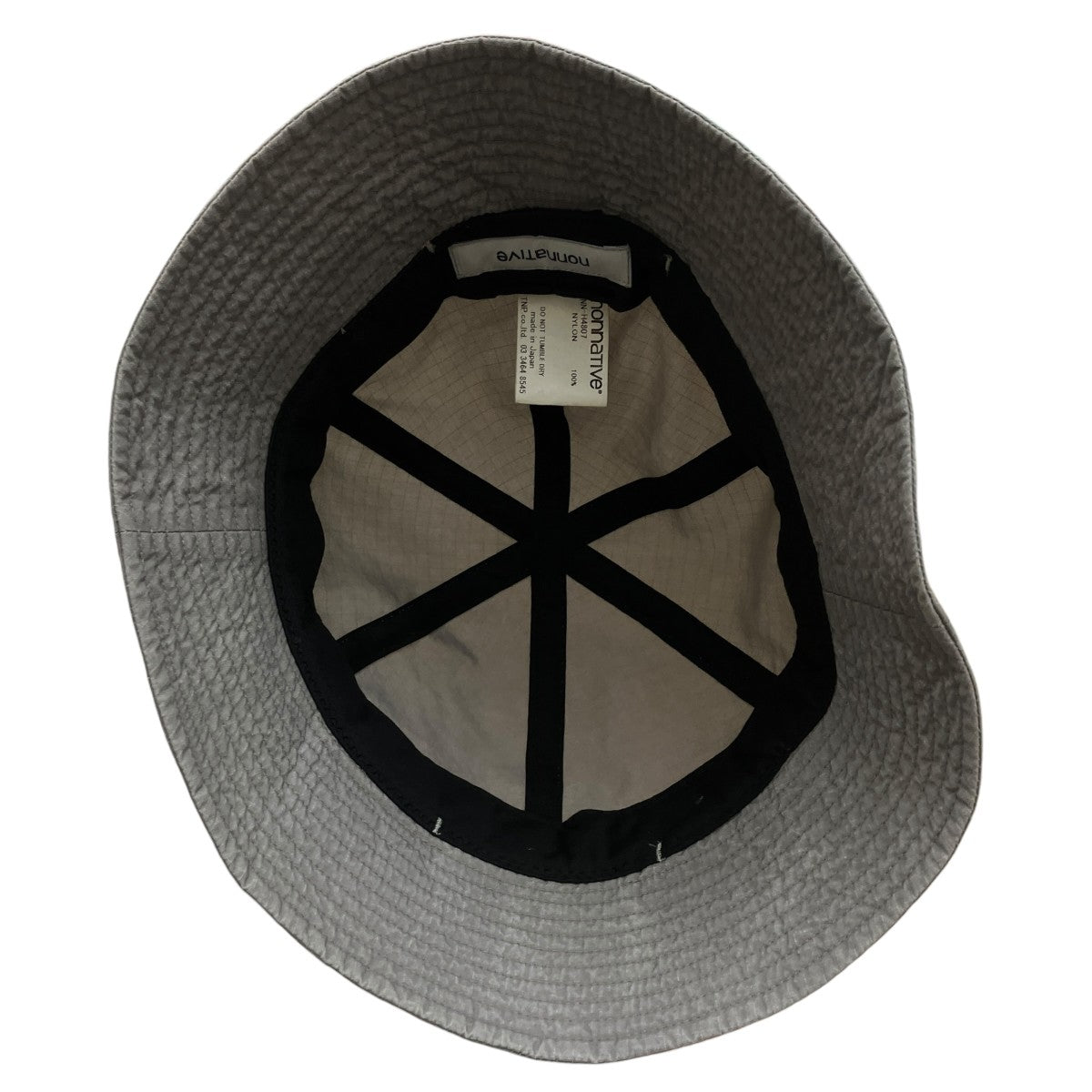 HIKER HAT NYLON RIPSTOP PIGMENT DYEバケットハットNN-H4807