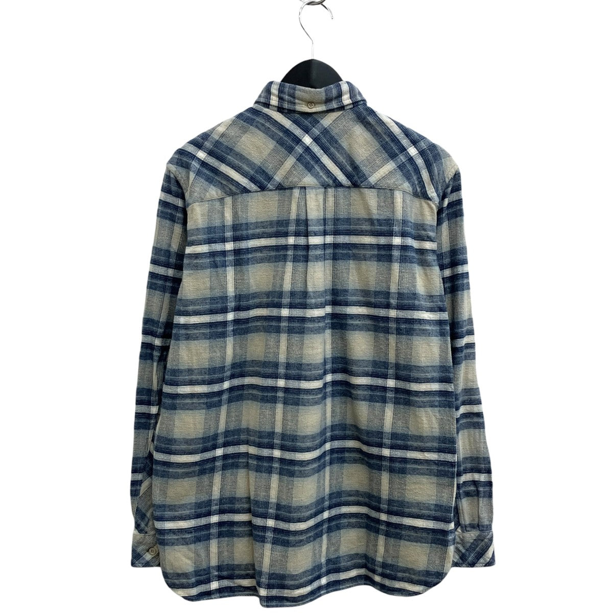SHIRT COTTON TWILL OMBRE PLAID長袖シャツNN-S4103
