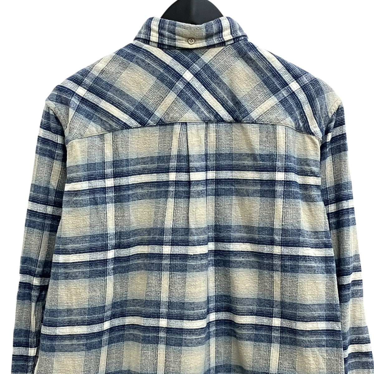 SHIRT COTTON TWILL OMBRE PLAID長袖シャツNN-S4103