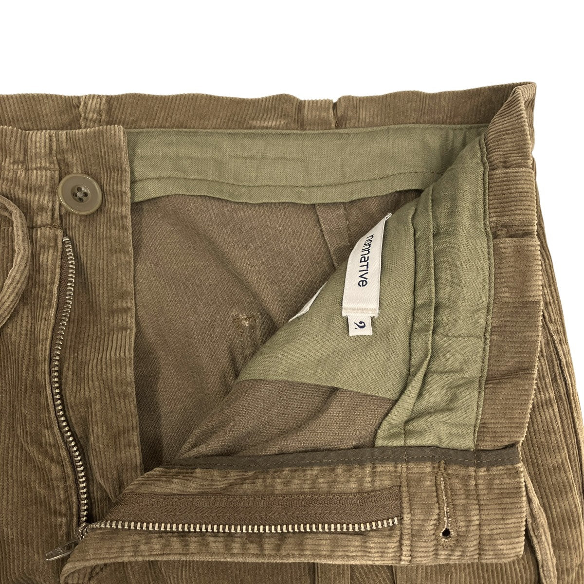 VOYAGER EASY PANTS COTTON CORD SULFUR DYEコーデュロイパンツNN-P4522