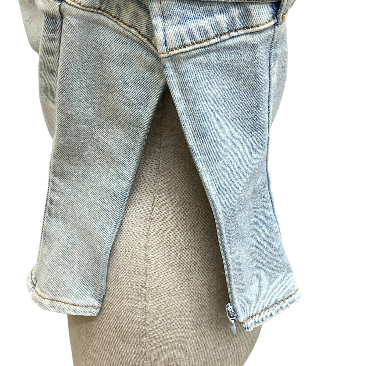 DE-LUCY-S DE-LUCY-S DENIM TANK TOPノースリーブカットソー0JGAA