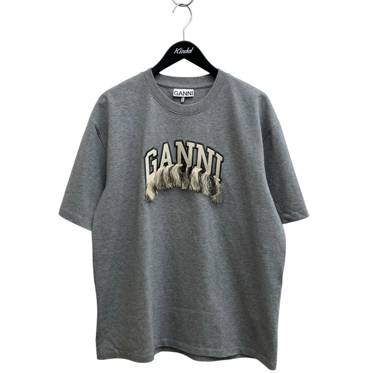 Heavy Cotton Drop Shoulder Fringe T-Shirt半袖Tシャツ