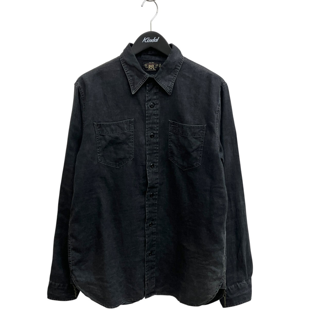 Linen Workshirt Black長袖シャツ782928563001