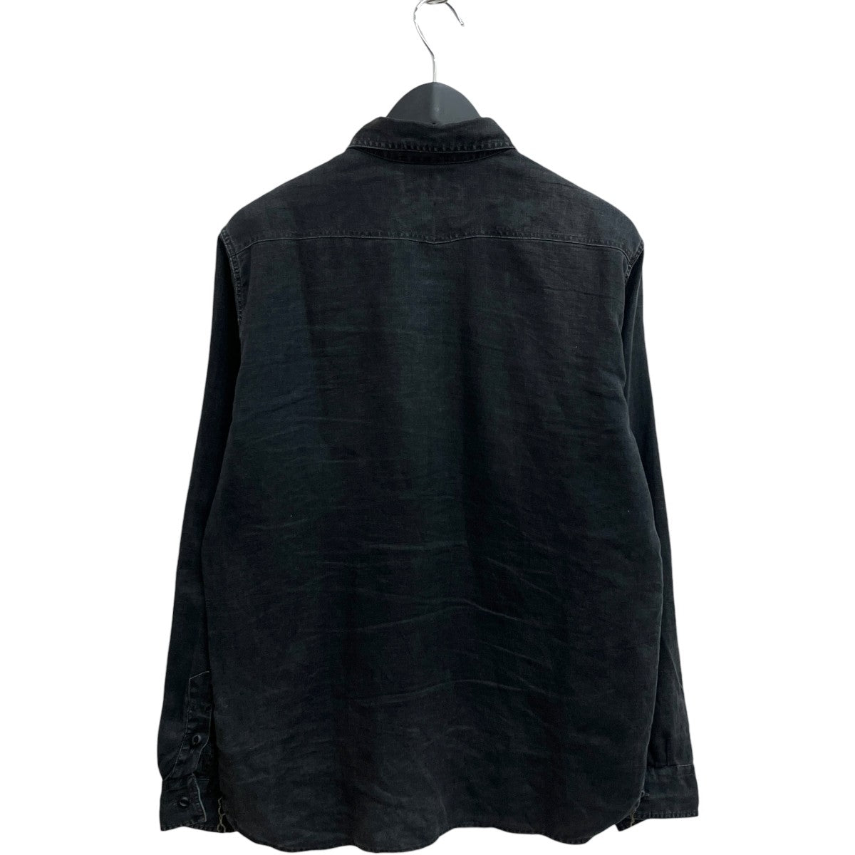 Linen Workshirt Black長袖シャツ782928563001