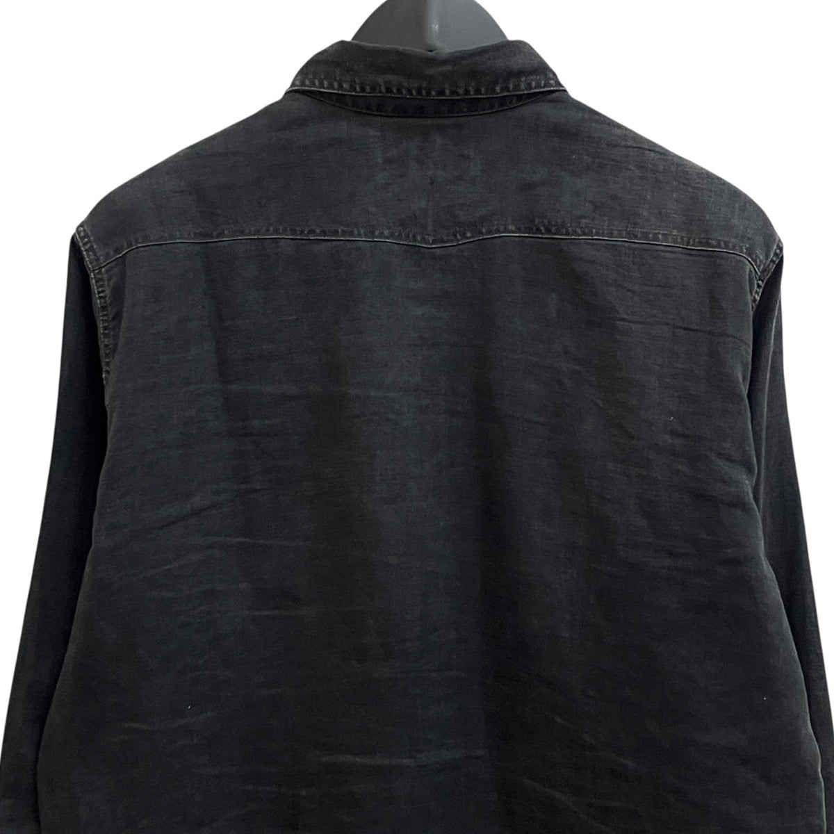 Linen Workshirt Black長袖シャツ782928563001