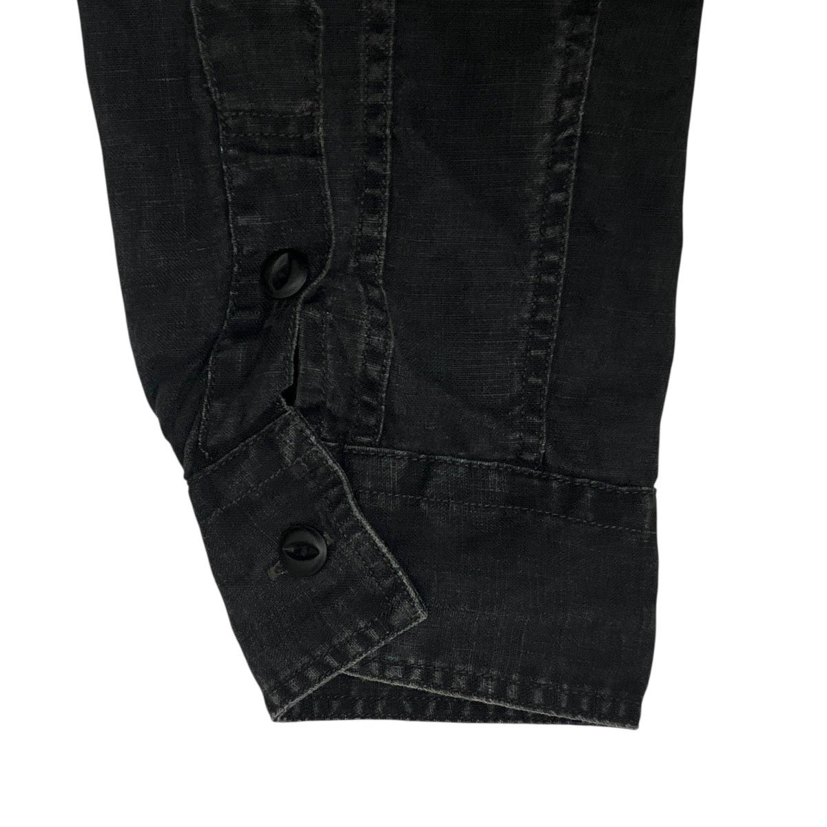 Linen Workshirt Black長袖シャツ782928563001