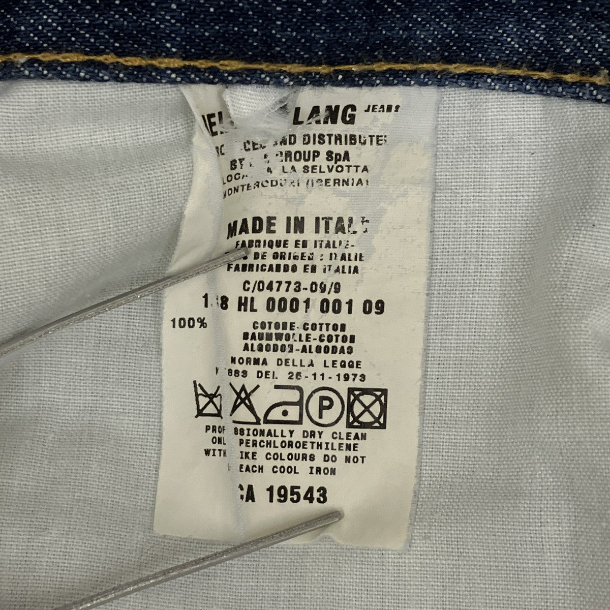 CLASSIC RAW DENIMデニムパンツ