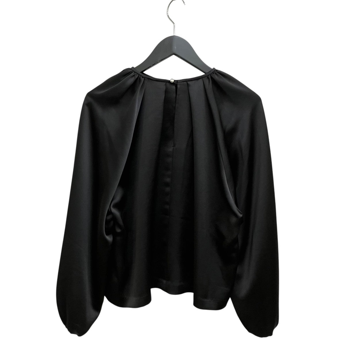 Satin Gathered Neck BLブラウス7034704