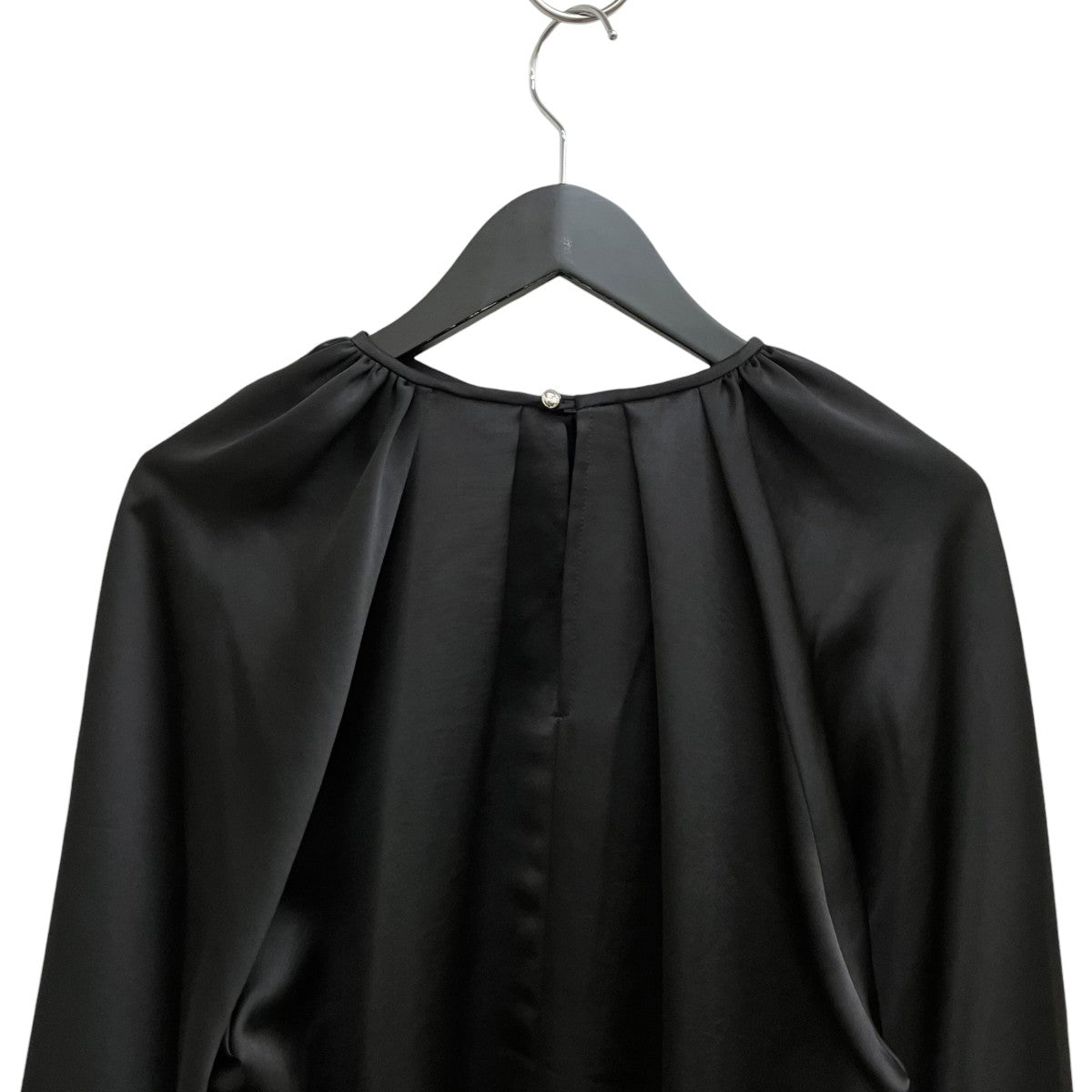 Satin Gathered Neck BLブラウス7034704