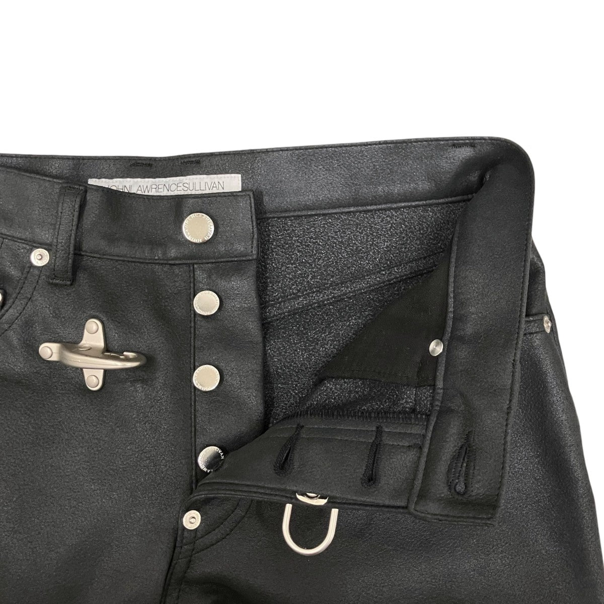 VEGAN LEATHER FIREMAN PANTSパンツ2B006-0222-19