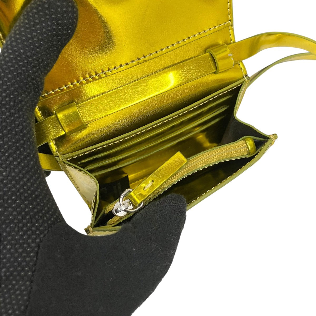 METALLIC GIFT BOW WALLETショルダーウォレットS54UI0127
