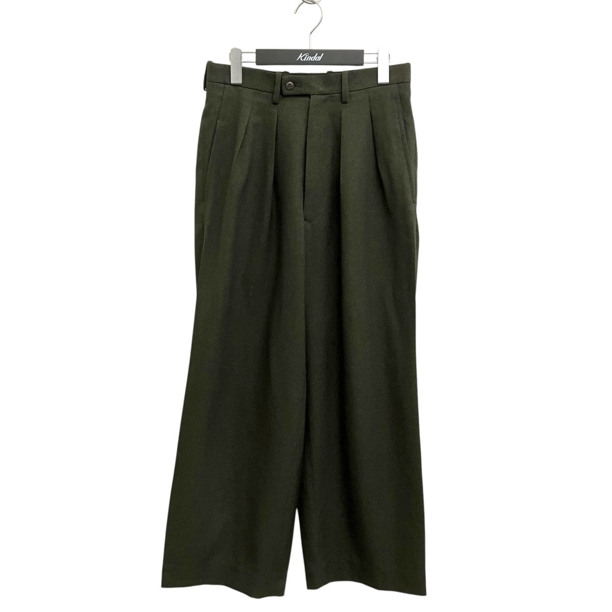TUCKED WIDE PANTS georgetteスラックス252208