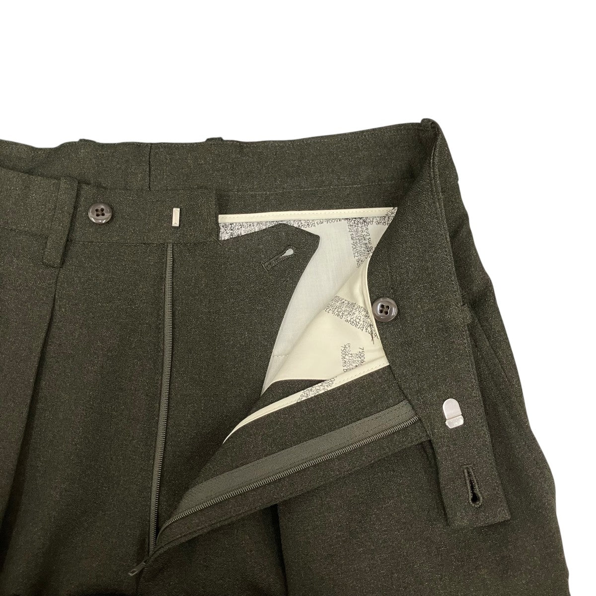 TUCKED WIDE PANTS georgetteスラックス252208