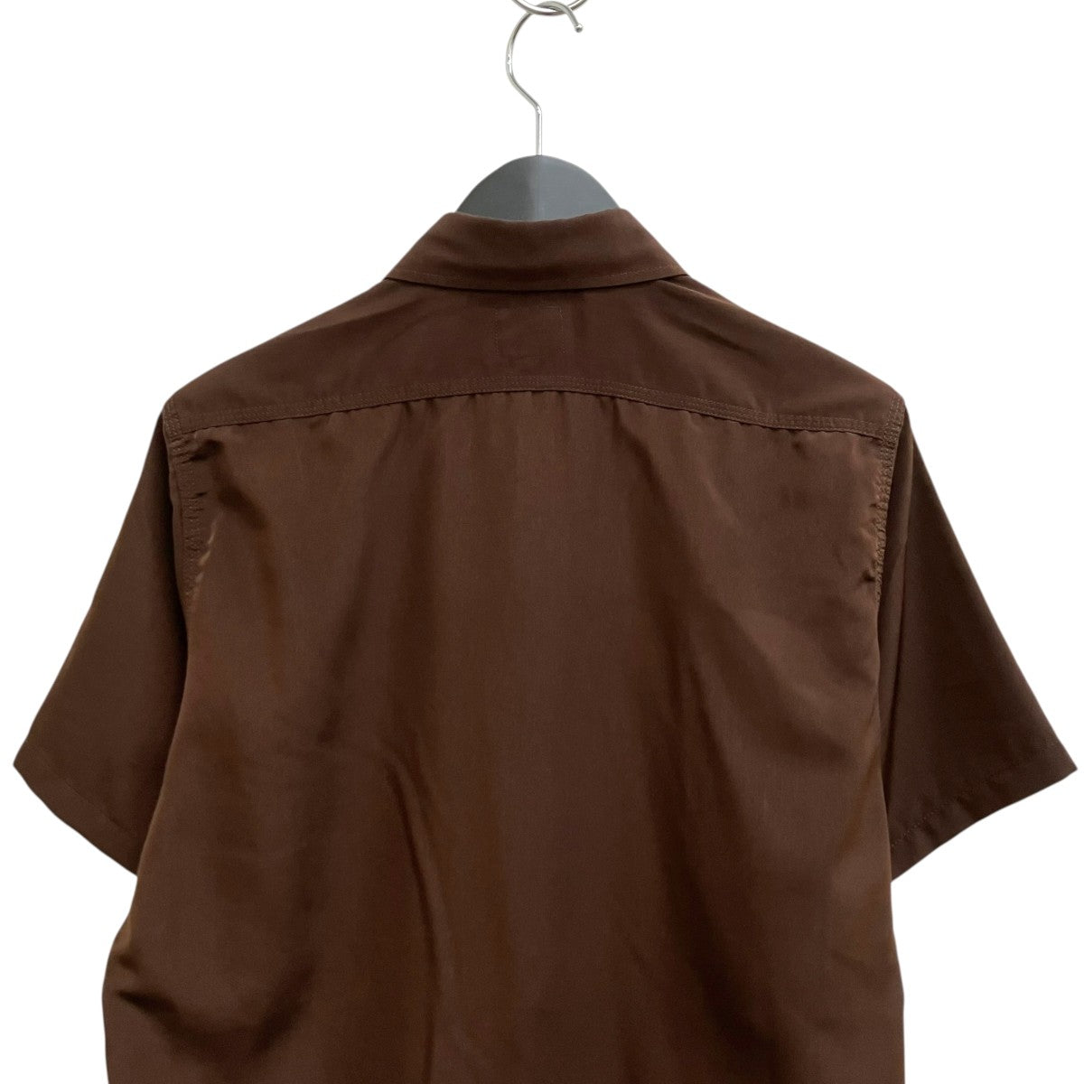 S S Work Shirt-Poly ClothパピヨンショートスリーブシャツIN136
