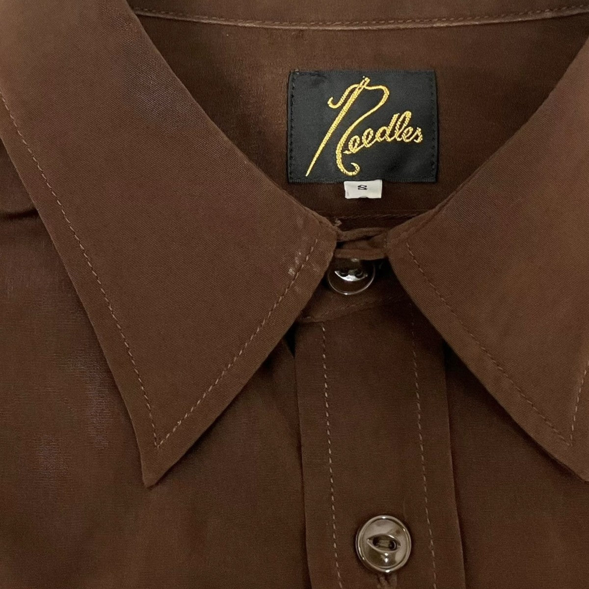 S S Work Shirt-Poly ClothパピヨンショートスリーブシャツIN136