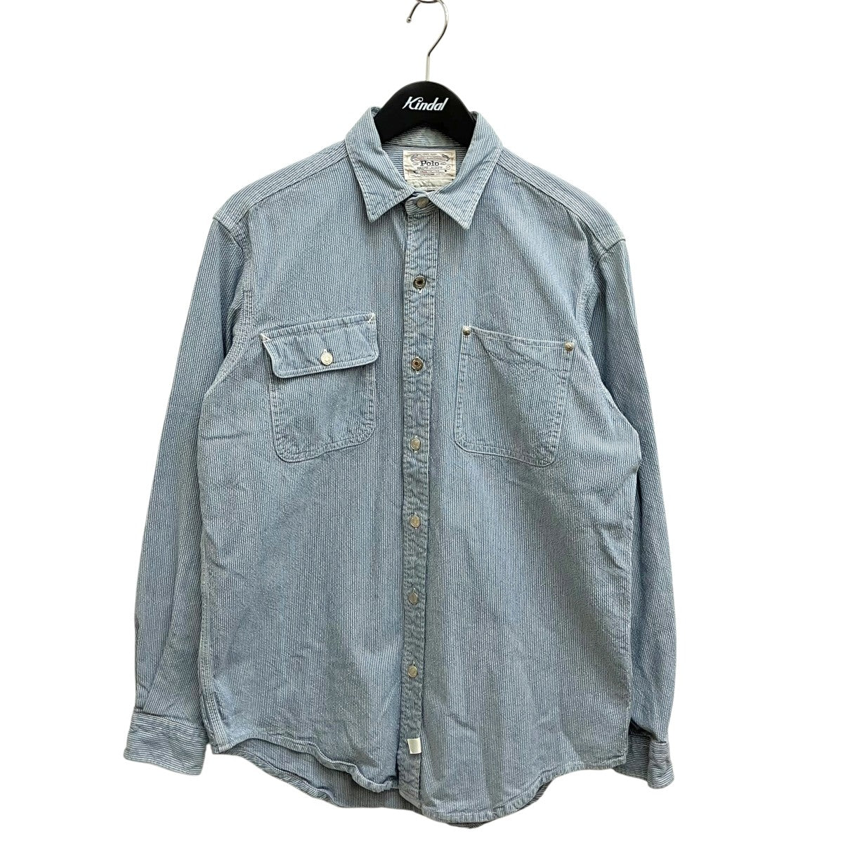 80S〜90S MADE IN USAストライプ長袖シャツ