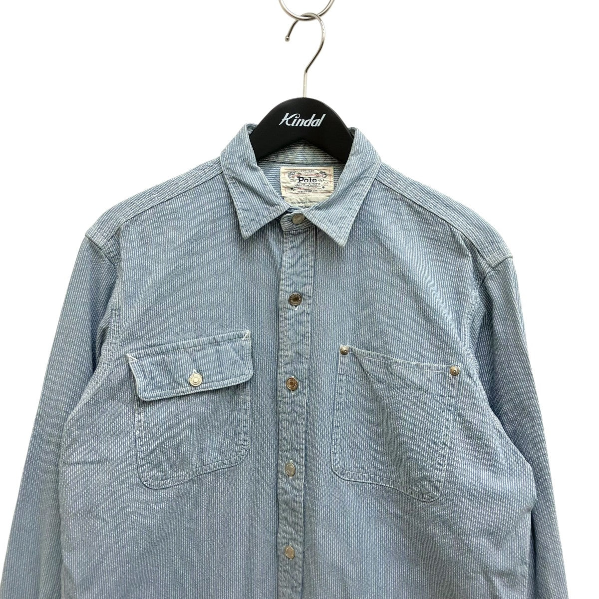 80S〜90S MADE IN USAストライプ長袖シャツ