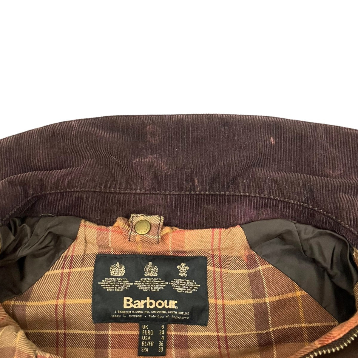BEADNELL WAXED JACKETオイルドジャケットLWX0051RU52