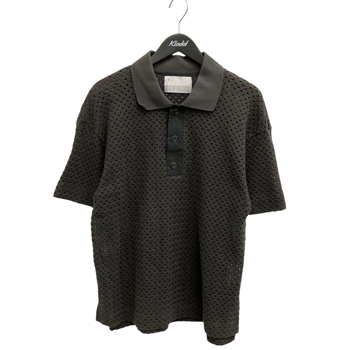 RASCHEL MESH Polo ShirtニットポロシャツVOMP-N121